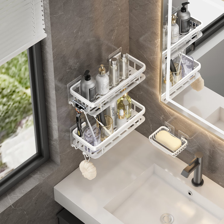 Rebrilliant Ardin Adhesive Shower Caddy Wayfair.co.uk